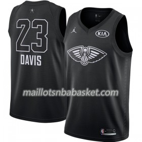Maillot Homme New Orleans Pelicans Anthony Davis 23 2018 All Star Jordan Brand Noir Swingman